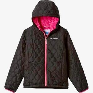Columbia Girls Black “Bella” Plush Jacket Sz Large 14/16